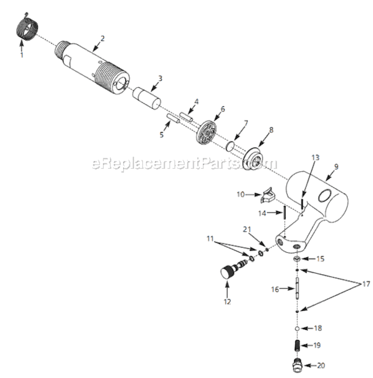 Page A Diagram and Parts List for PL1534 1998.08 Campbell Hausfeld Scaler